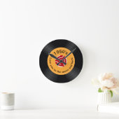 Funny Retro 1950's Romantische Gezegde Ronde Klok (Huis)