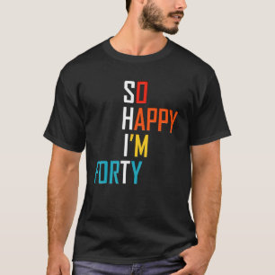 Funny Retro 40th Birthday 1979 40 Years O T-shirt