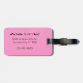 Funny Retro 50's Sarcastische vrouw: Triple Threat Bagagelabel (Achterkant horizontaal)