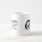 Funny Retro 50's Sarcastische vrouw: Triple Threat Koffiemok (Center)