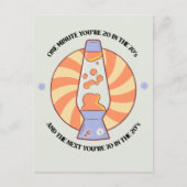 Funny Retro 70's Briefkaart (Voorkant)