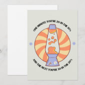 Funny Retro 70's Feestdagenkaart (Voorkant / Achterkant)