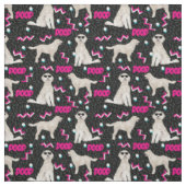 Funny Retro 80s Goldendoedle dood stof (Swatch)