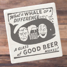 Funny Retro Beer Cartoon