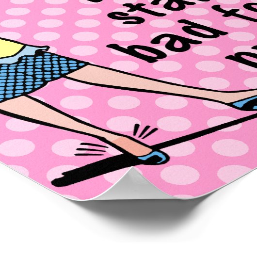 Funny Retro Best Foot Demotivational Poster (Hoek)