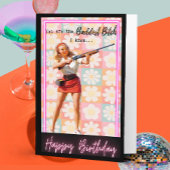 Funny Retro Birthday Card Best Friend-Sassy-Bad Kaart