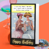 Funny Retro Birthday Card Best Friend-Sassy-Nice Kaart