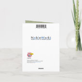 Funny Retro Birthday Kaart - Vertrouw op mijn sche (Achterkant)