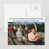 Funny Retro Briefkaart (Voorkant / Achterkant)