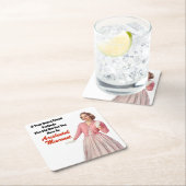 Funny Retro Bunco-Onderzetters Kartonnen Onderzetters (Insitu)