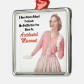 Funny Retro Bunco Ornament (Links)