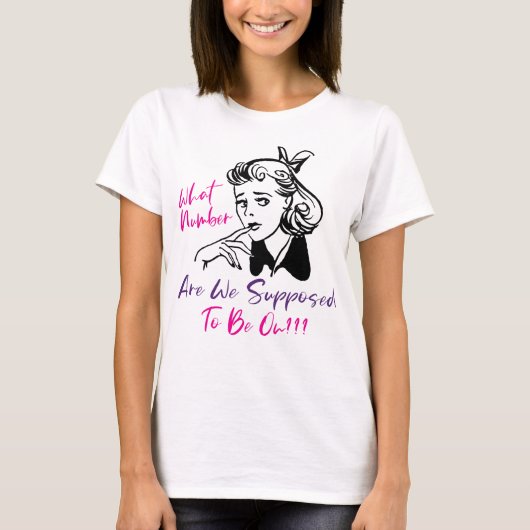 Funny Retro Bunco Player T-shirt (Voorkant)