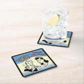 Funny Retro Bunco Women Kartonnen Onderzetters (Insitu)