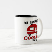 Funny Retro Camper Coffee Mok (Voorkant rechts)
