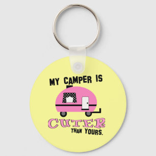 Funny Retro Camper Sleutelhanger