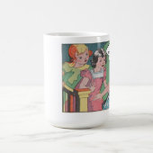 Funny Retro Cartoon Comic Koffiemok (Center)