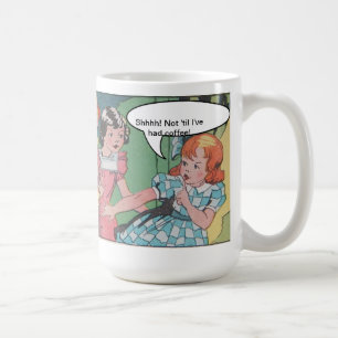 Funny  Retro Cartoon Comic Koffiemok