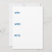 Funny Retro Cassettebandje terugspoelen met een po Kaart (Achterkant)