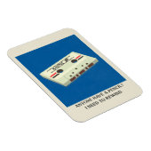 Funny Retro Cassettebandje terugspoelen met een po Magneet (Rechterzijde)