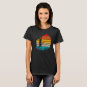 Funny Retro Cat Klim Kat T-shirt (Voorkant volledig)