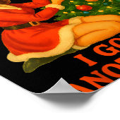 Funny Retro Christmas Oops I Got Another Tree  Poster (Hoek)