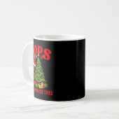 Funny Retro Christmas Oops I Got Another Tree Prem Koffiemok (Voorkant links)