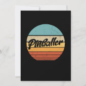 Funny Retro Classic Pinball Gift Kaart (Voorkant)