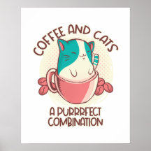 Funny Retro Coffee en Katten