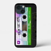 Funny Retro Compact Audio Cassette Case-Mate iPhone Case (Achterkant)