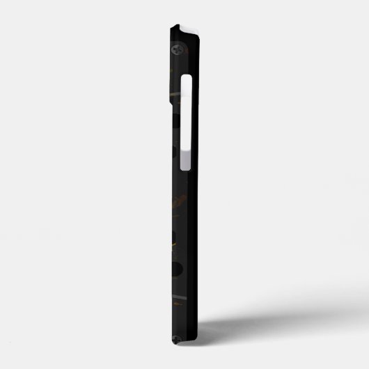 Funny Retro Compact Audio Cassette Case-Mate iPhone Case (Achterkant / Links)