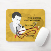 Funny Retro Dad Coffee Gezegde Mousepad Muismat (Met muis)