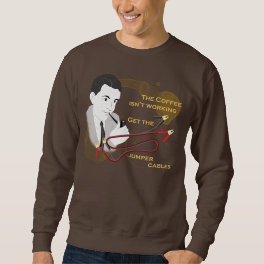 Funny Retro Dad Coffee Shirt (Voorkant)