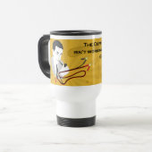 Funny Retro Dad Coffee Travel Mug Reisbeker (Voorkant links)