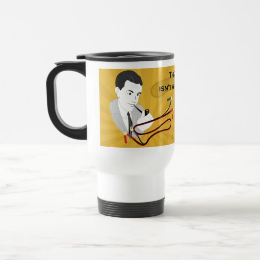 Funny Retro Dad Coffee Travel Mug Reisbeker (Links)
