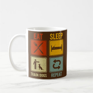 Funny Retro Design voor mannen met slaaptreinen Koffiemok