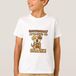 Funny Retro Dog Snack Kids T-Shirt