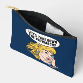 Funny Retro Feministische Pop Art Anti-Patriarchie Etui (Open)