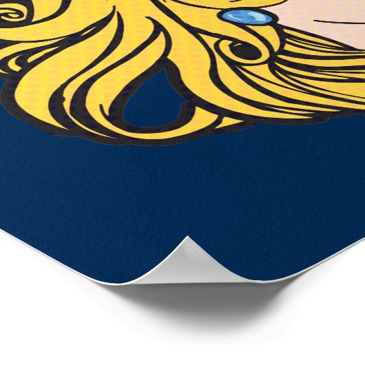 Funny Retro Feministische Pop Art Anti-Patriarchie Poster (Hoek)