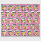 Funny Retro Feministische Pop Art Anti Patriarchy Cadeaupapier (Vlak)