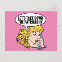 Funny Retro Feministische Pop Art Girl