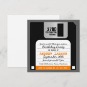 Funny Retro Floppy Diskettestation Kaart (Voorkant / Achterkant)