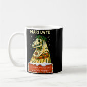 Funny Retro Folklore Skeleton Horse Mari Lwyd Yule Koffiemok (Links)