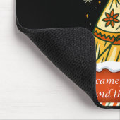 Funny Retro Folklore Skeleton Horse Mari Lwyd Yule Muismat (Hoek)