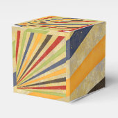 Funny Retro Grunge Rays + jouw idee Bedankdoosjes (Voorkant Zijde)