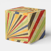 Funny Retro Grunge Rays + jouw idee Bedankdoosjes (Achterkant)