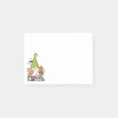Funny Retro Halloween Gnomes Pumpkin Snoepjes Post-it® Notes (Voorkant)