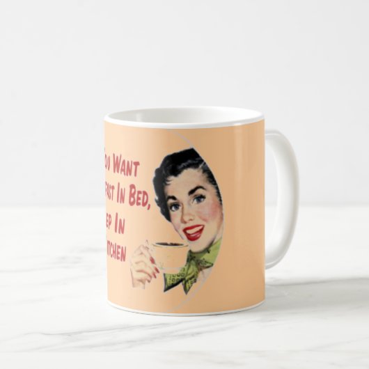 Funny Retro Happy Houseechtgenote Coffee Mok (Voorkant rechts)