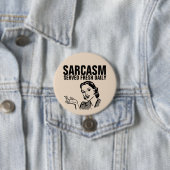 Funny Retro Houseechtgenote Button SARCASM DAGELIJ (In situ)