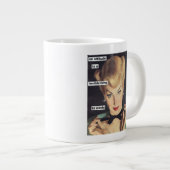 Funny Retro Houseechtgenote met Sass uit de jaren  Grote Koffiekop (Voorkant rechts)
