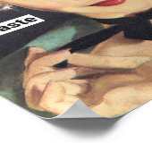 Funny Retro Houseechtgenote met Sass uit de jaren Poster (Hoek)